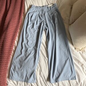 American Eagle Outfitters Light Blue Wide Leg Pants